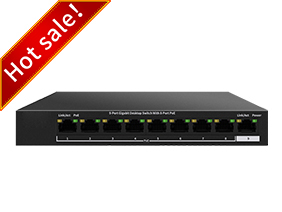 9-port Gigabit 8-port POE powered switch